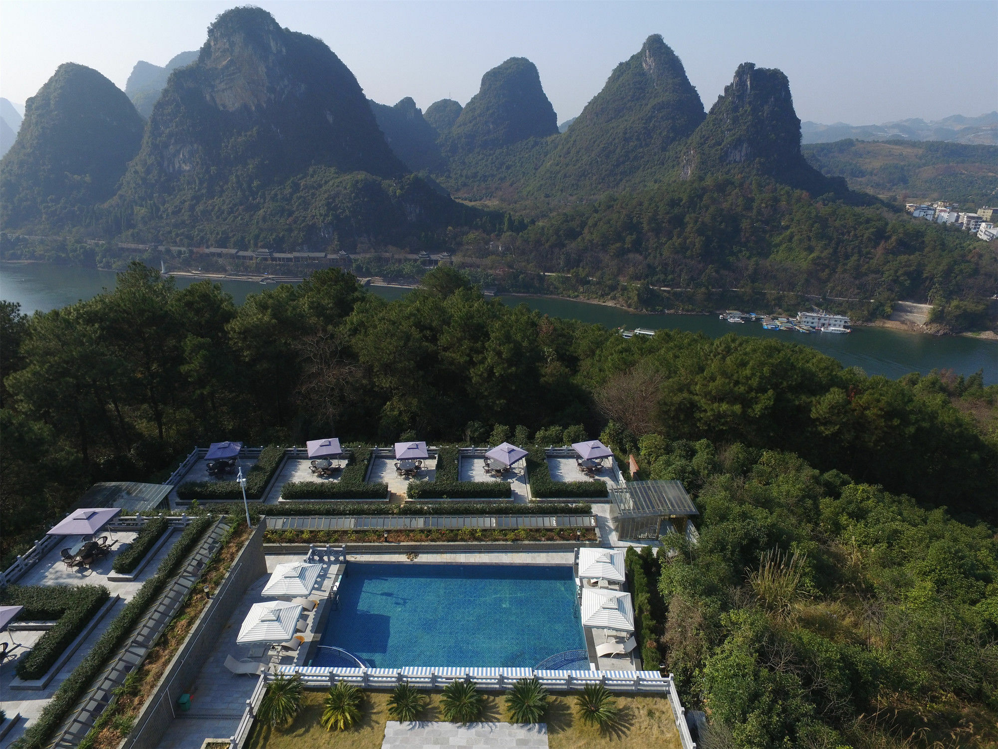 Yangshuo Mountain Top Retreat Dış mekan fotoğraf