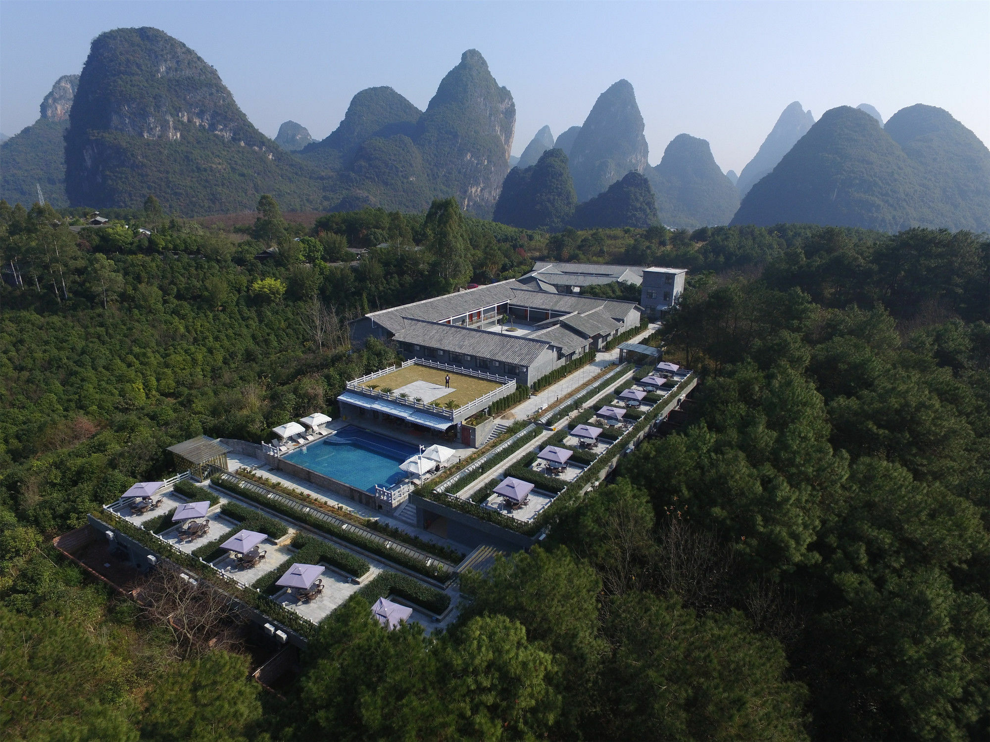 Yangshuo Mountain Top Retreat Dış mekan fotoğraf